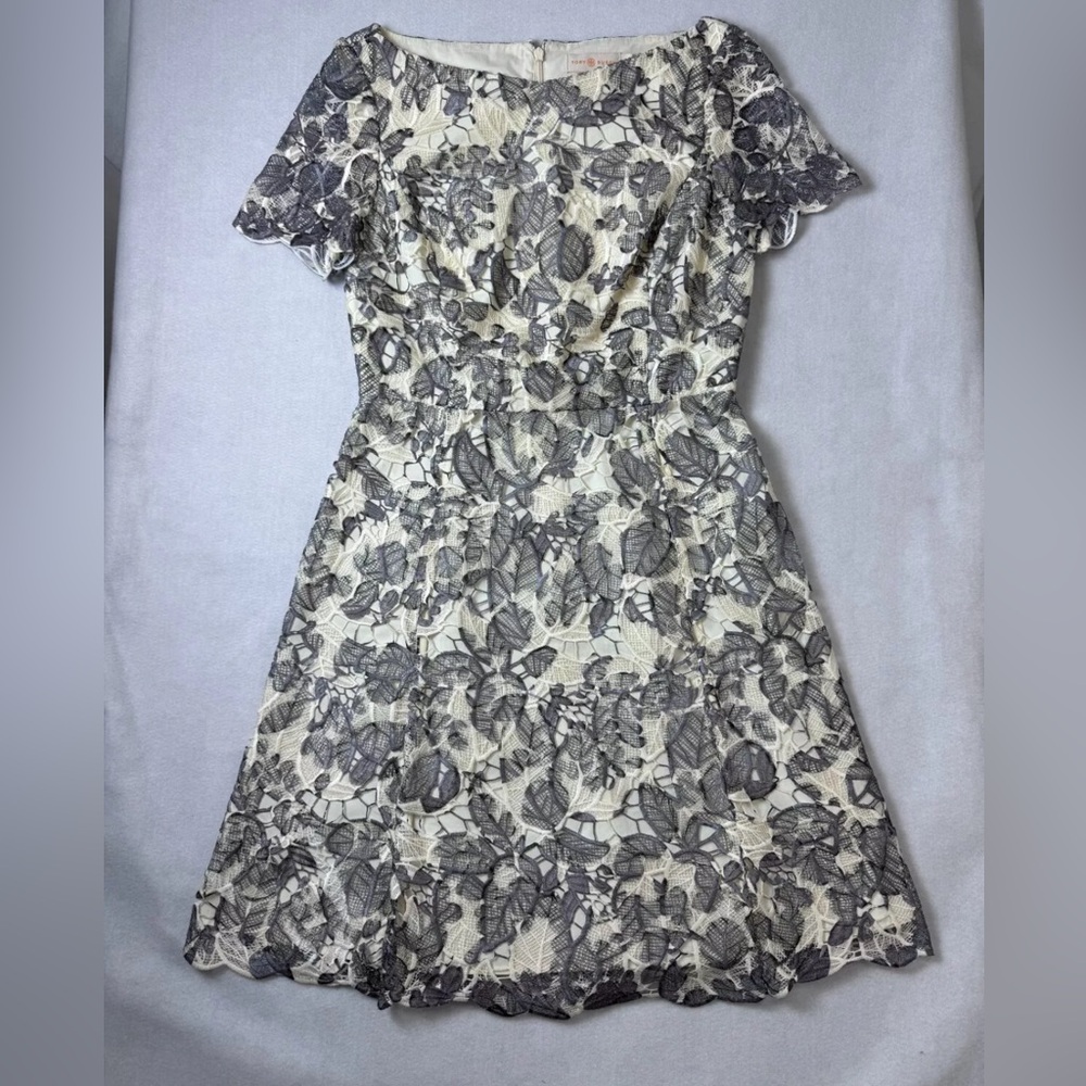 Tory Burch Summer Guipure Lace Dress Size 6 - Picture 2 of 8